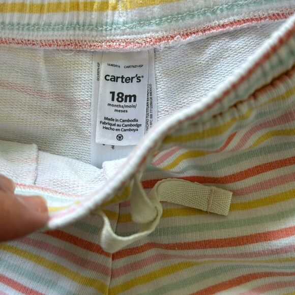 Lot of 3 Girls shorts. set of 3, size 18M, Carter’s - Picture 6 of 7